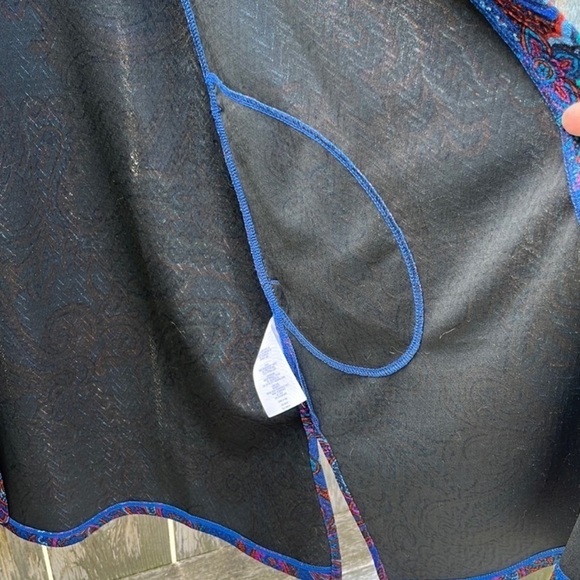 EUC Susan Graver Open Front Duster Top - Picture 7 of 8